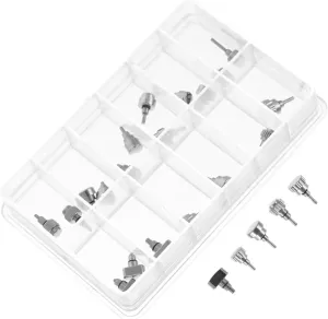 1 Set Durable Watch Crown Watch Replacement Crowns for Repairing Supplies Multi Shape Design Convenient Box Packaging and Repair Professionals