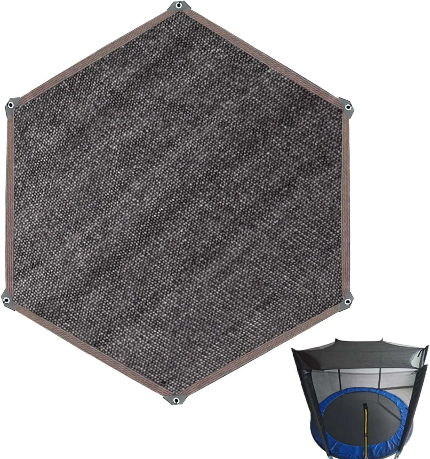 10FT Trampoline Canopy Trampoline Shade Cover Trampolines Tent Cover UV Leaves Resistant Easy To Install For Backyard Playground