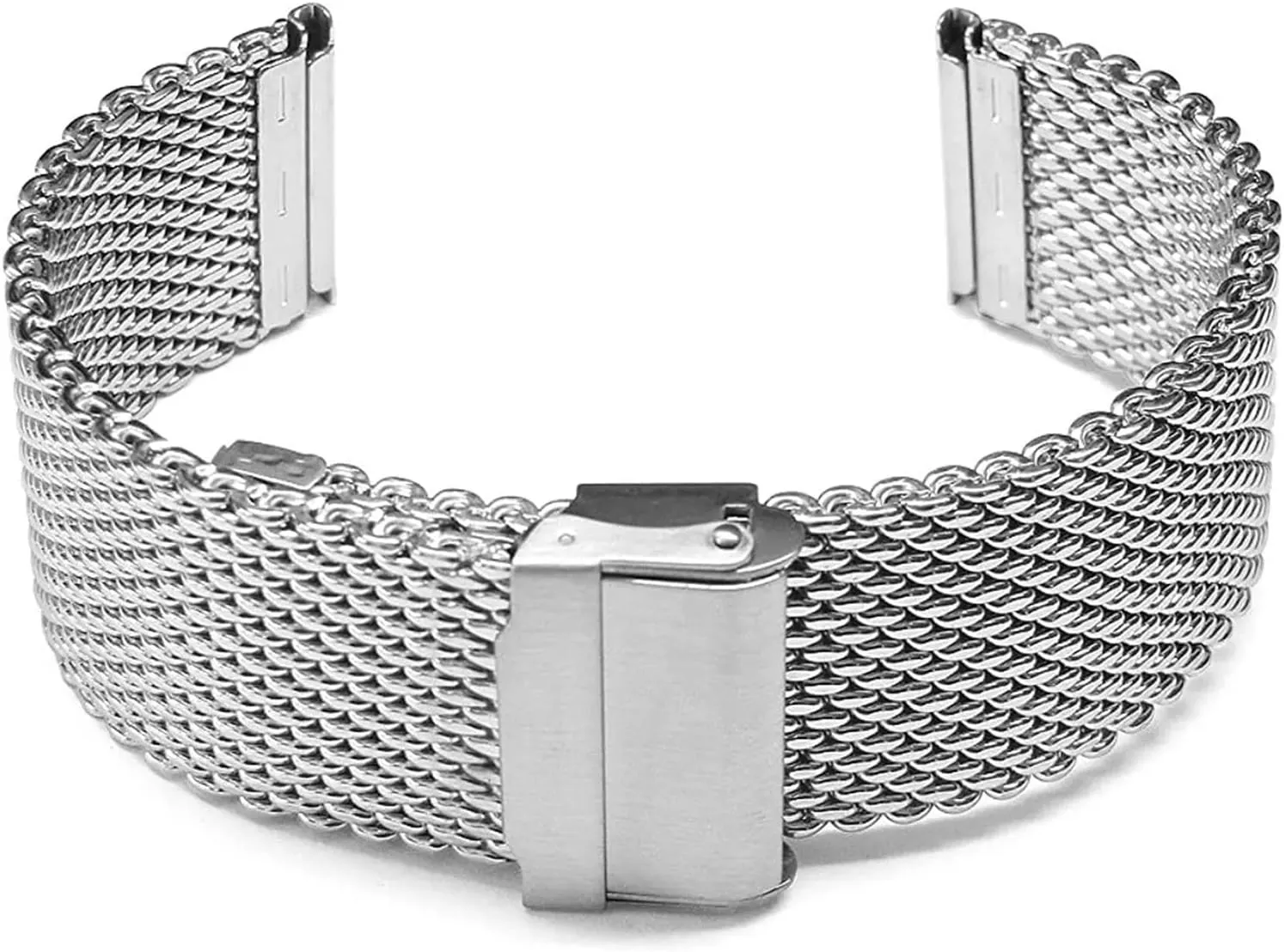 1.0mm Milanese Coarse mesh Stainless Steel Watch Band 3mm Thickness Heavy Wriststrap 18 20 22 24mm Width Watch Bands with Tool