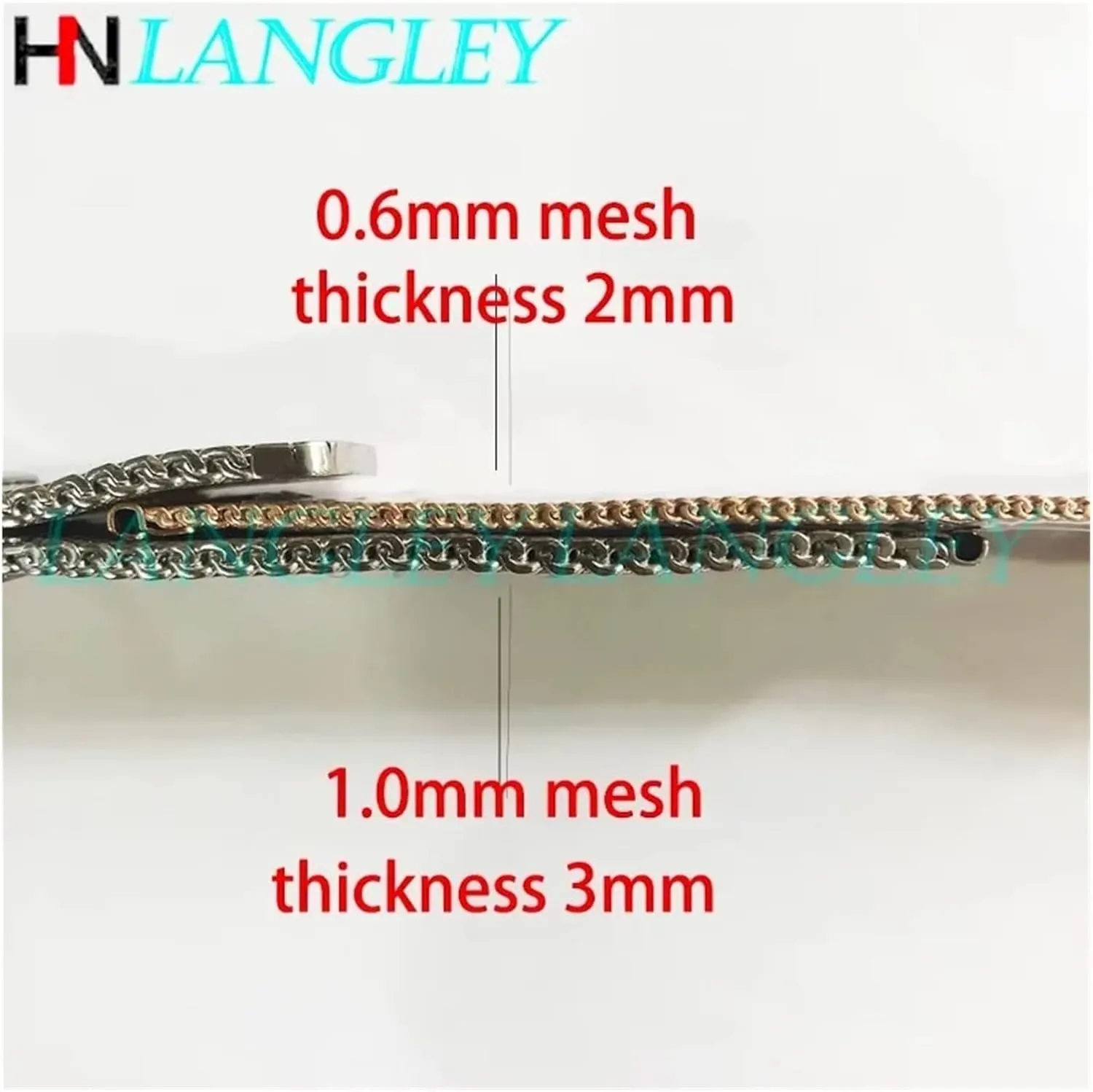 1.0mm Milanese Coarse mesh Stainless Steel Watch Band 3mm Thickness Heavy Wriststrap 18 20 22 24mm Width Watch Bands with Tool