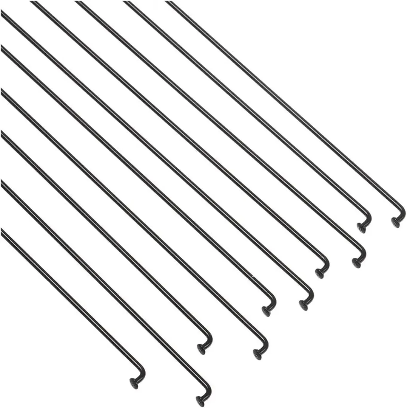 10Sets 14g Bicycle Stainless Steel Spokes with Nipples Outdoor Mountain Road Bike Strength Spokes Wires Cycling Repair Tool