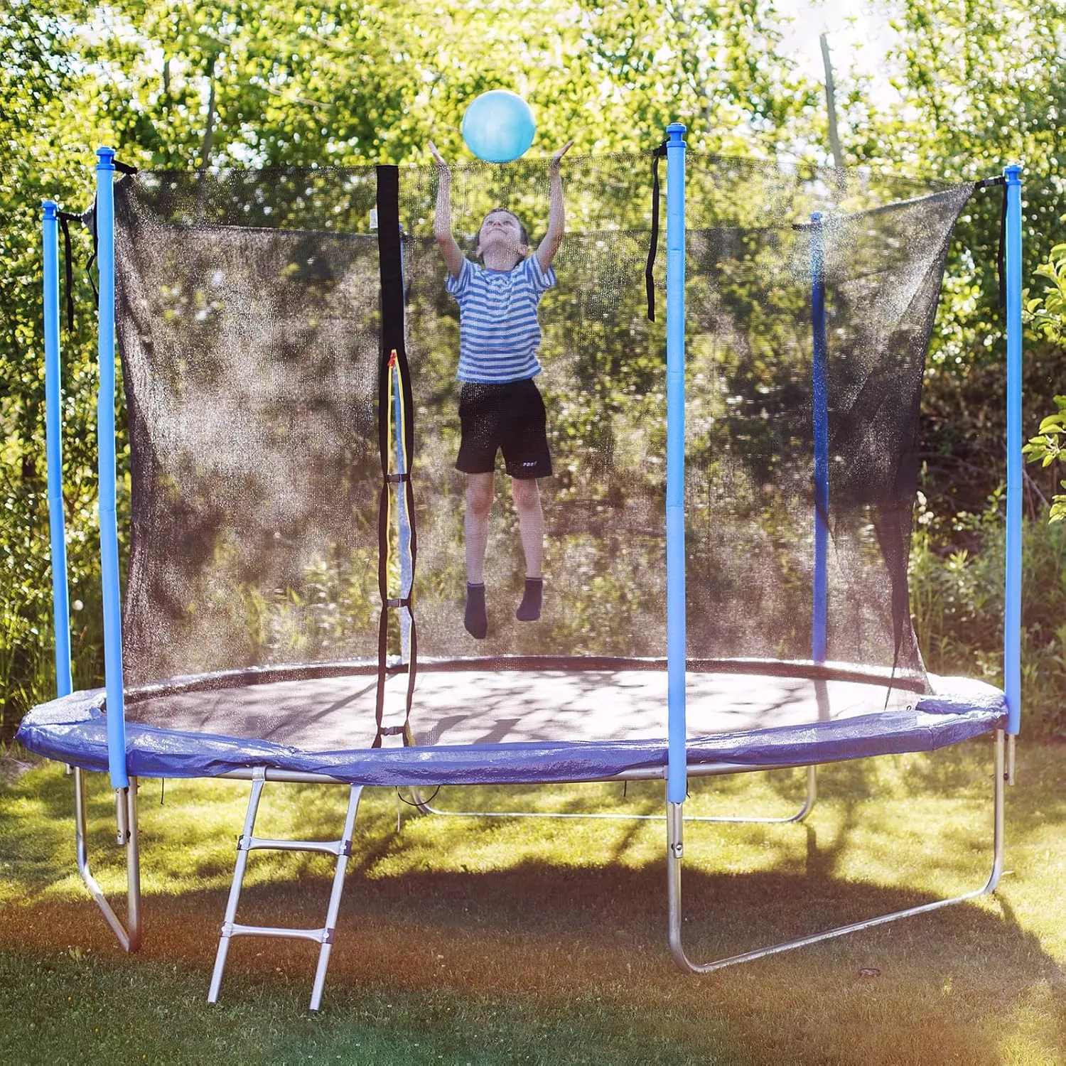12 Pcs Trampoline Pole Foam Sleeve 35.4" Length 2025 Upgrade Materials Waterproof Trampoline Poles Cover Replacement for Outdoor Accessories