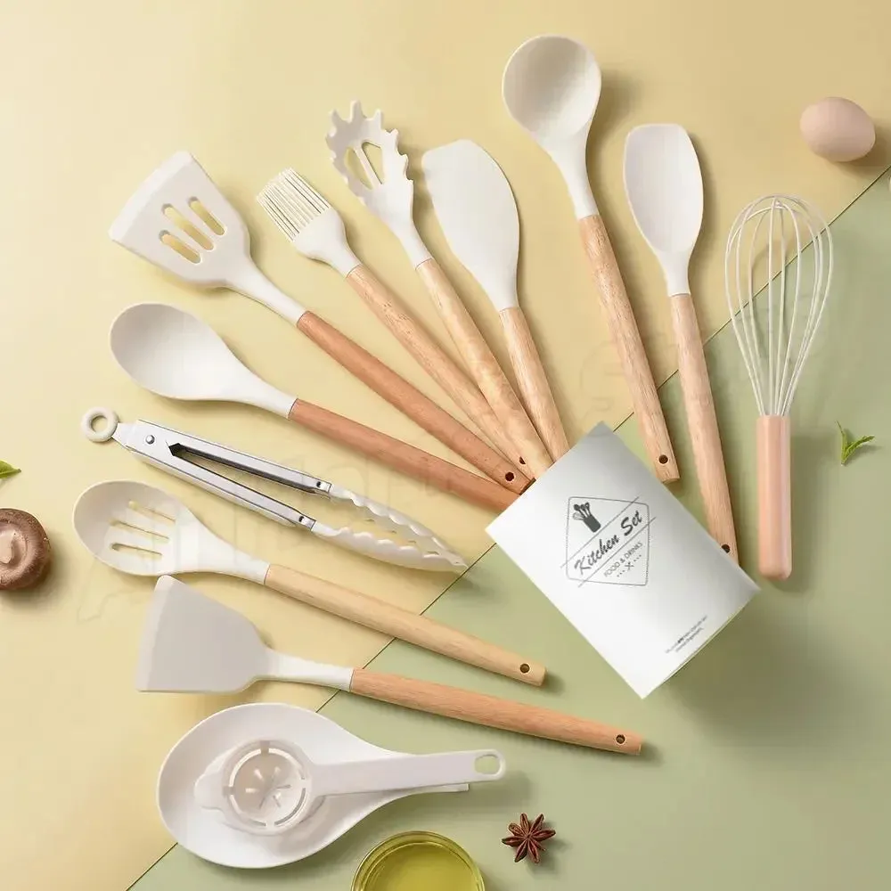 12PC Food-Grade Silicone Cookware Set