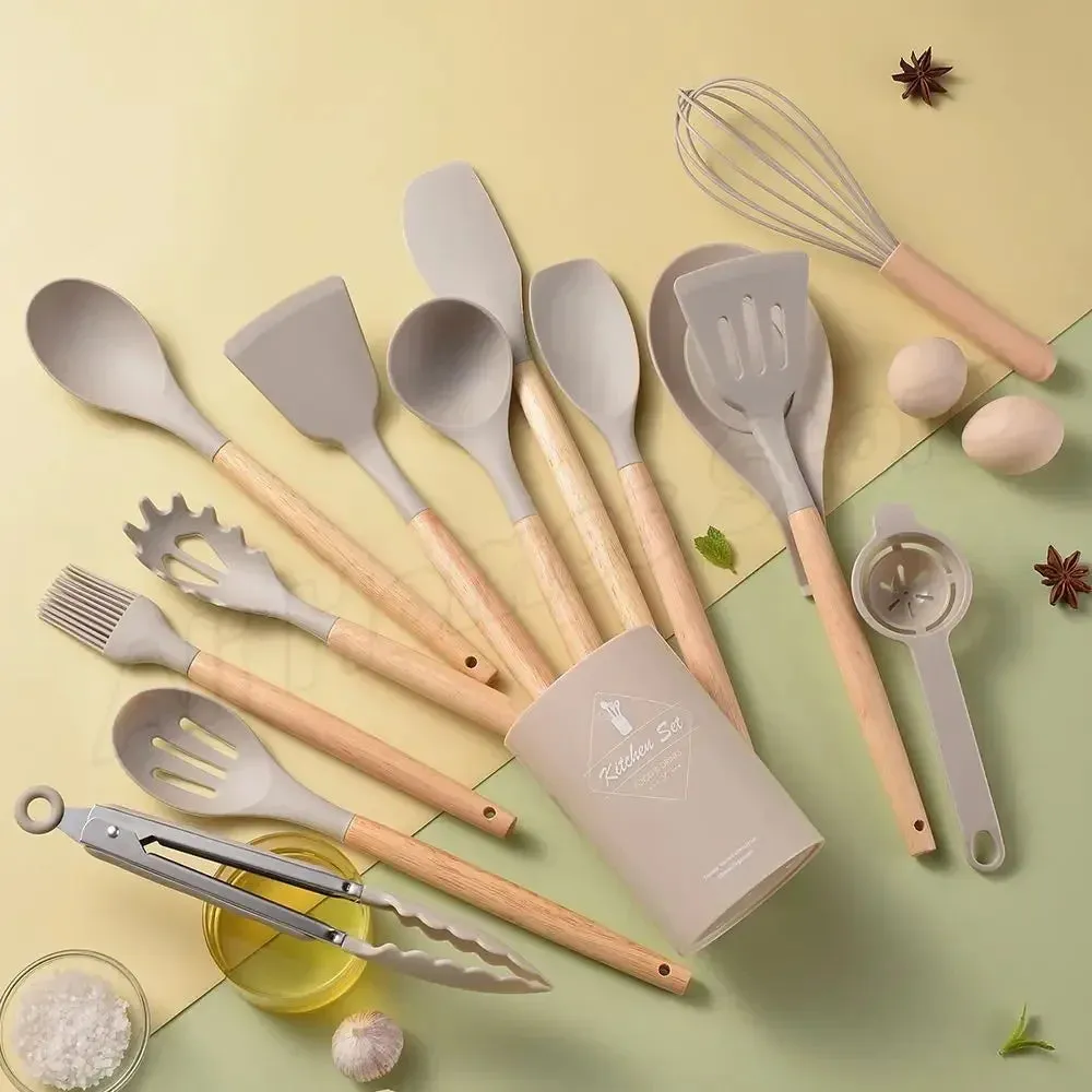 12PC Food-Grade Silicone Cookware Set