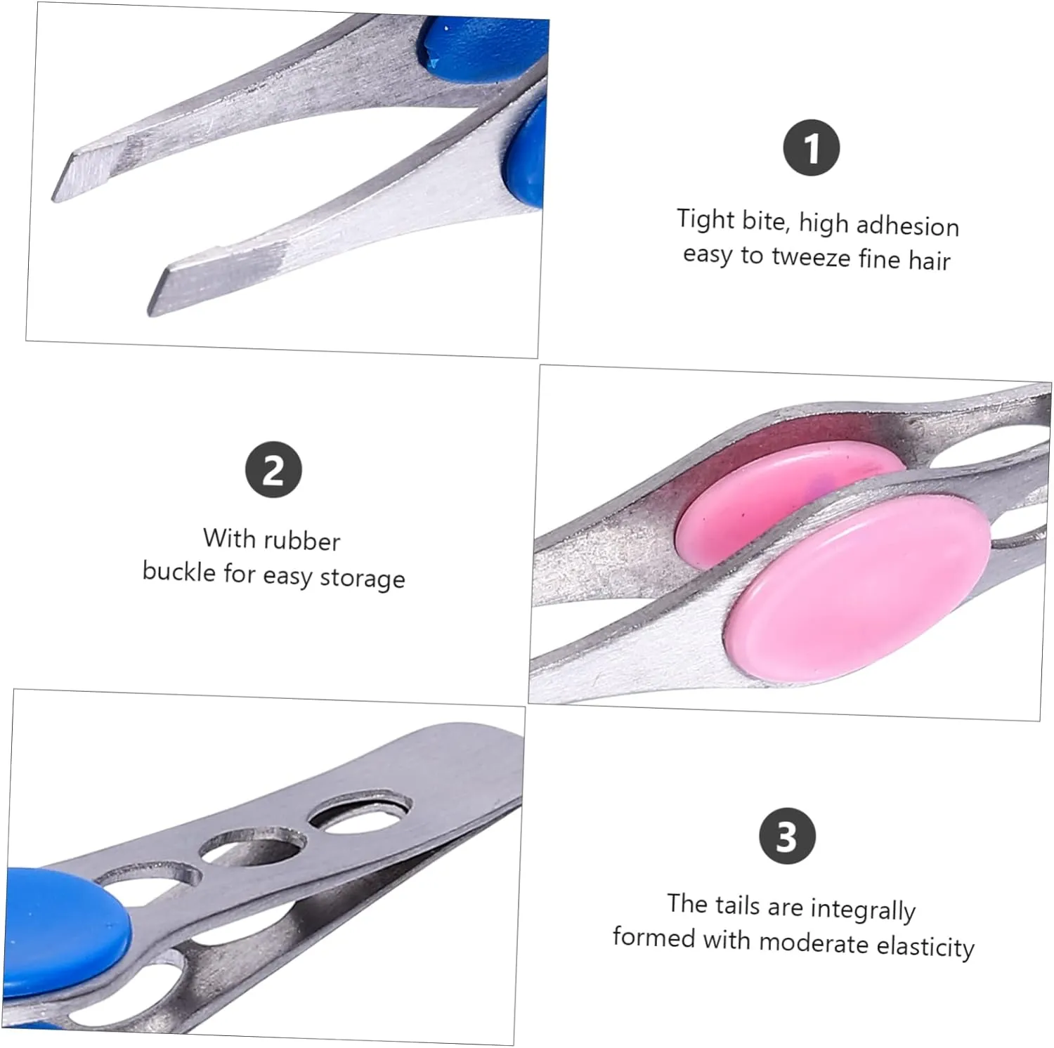 12pcs Eyebrow Tweezers for Precision Shaping Eyebrow Clamps for Home and Salon Use for Fine Hair Removal