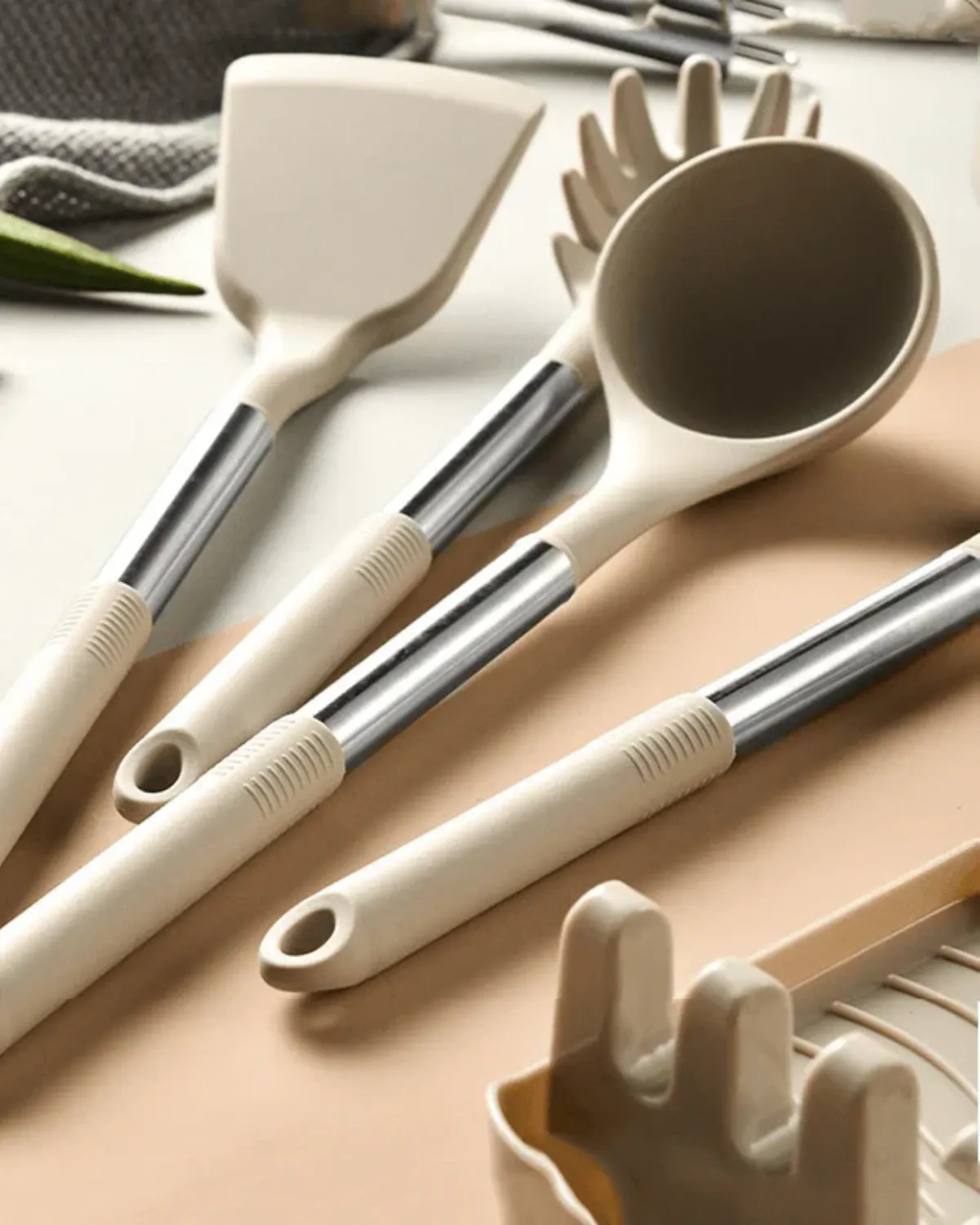 13-Piece Nordic Silicone Utensil Set