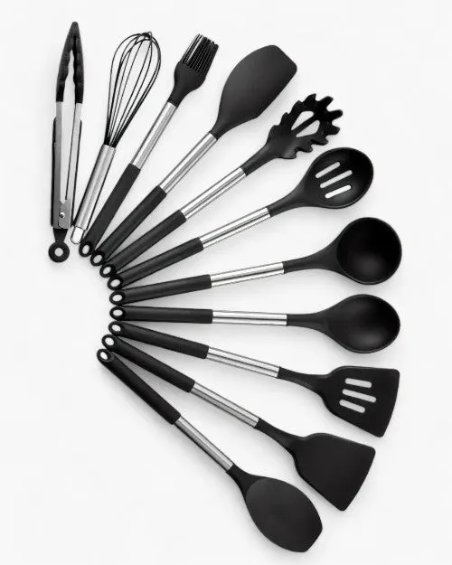 13-Piece Nordic Silicone Utensil Set