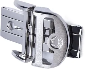 18mm 316L Stainless Steel Deployment Watch Butterfly Buckle for IWC Big Pilot Spitfire Watchband Strap Folding Clasp