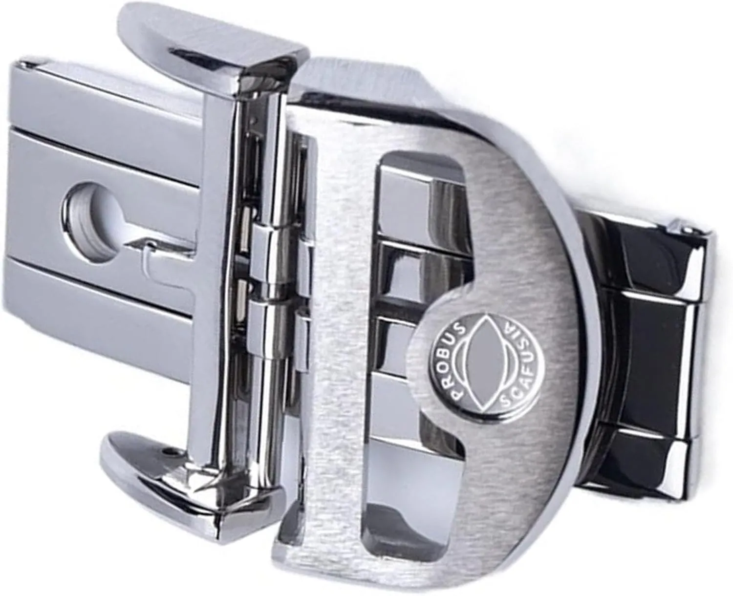 18mm 316L Stainless Steel Deployment Watch Butterfly Buckle for IWC Big Pilot Spitfire Watchband Strap Folding Clasp