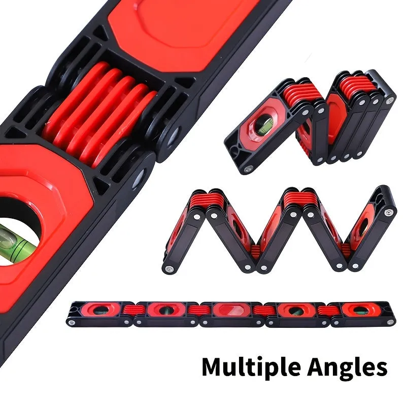 1pc 23"/600mm Multi-function Foldable Level Multi-Angle Measurement Tool