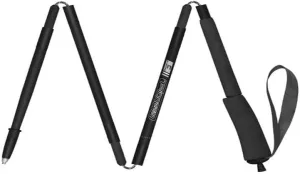 2 Pack Lightweight Trekking Poles- Collapsible Carbon Fiber Hiking Poles/Folding Strong Walking Sticks - Professional Durable Walking Poles for Men, Women/Black (C)