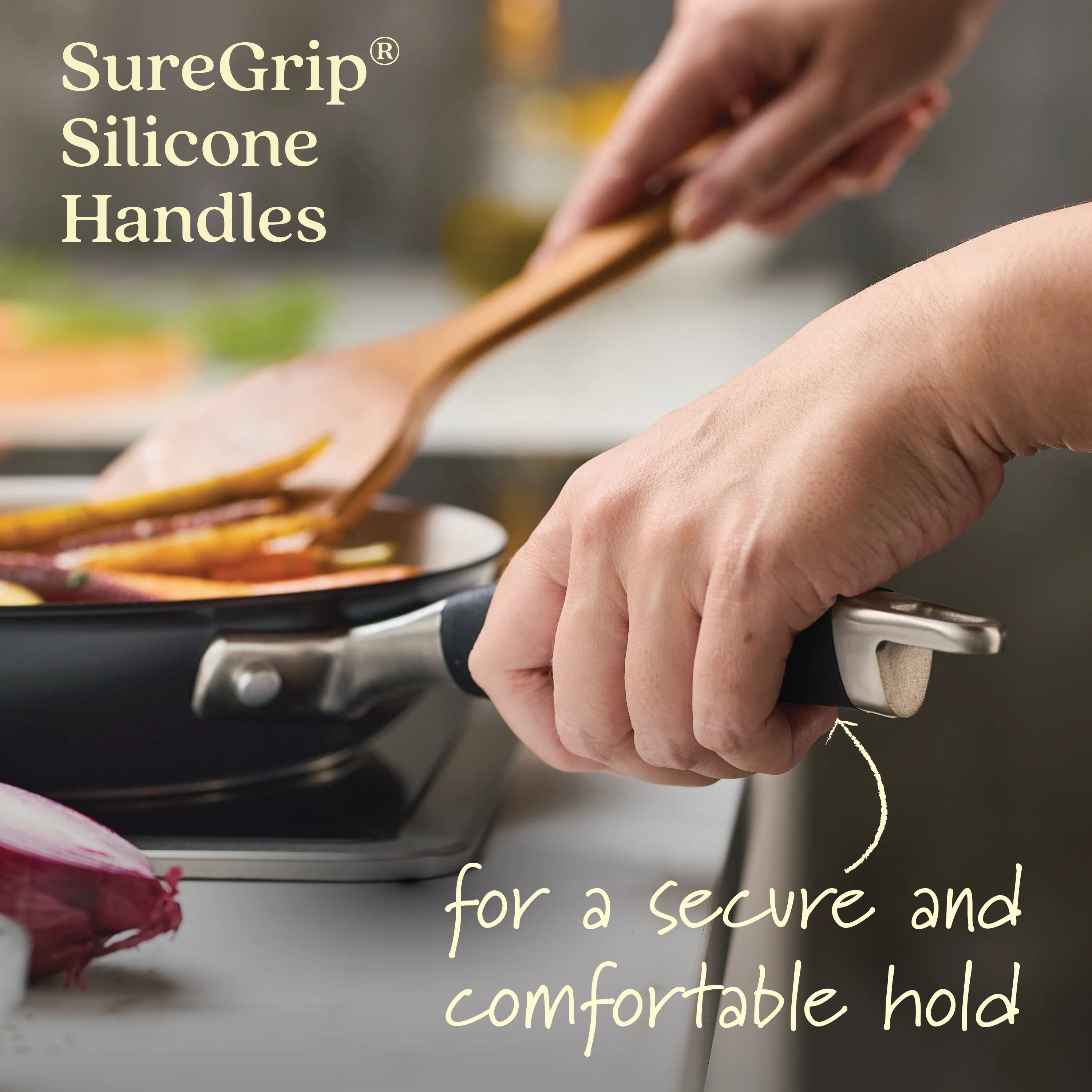 2-Piece Ceramic Nonstick Frying Pan Set