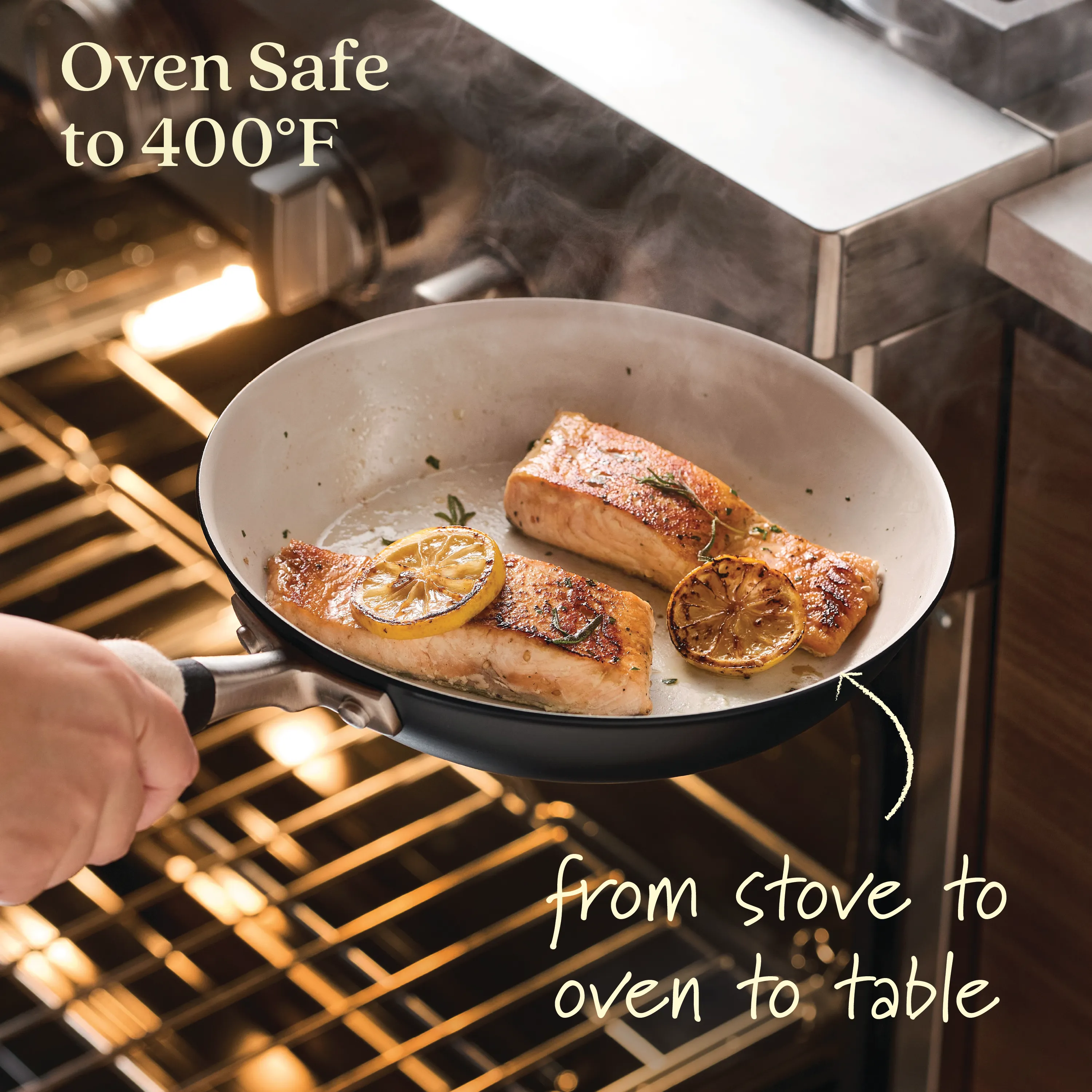 2-Piece Ceramic Nonstick Frying Pan Set