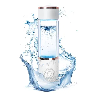 2024 Hydrogen Water Bottle Upgraded Generator Portable Electrolyzed Water 5 min 2000ppb with SPE Technology, Pitcher Replacement Fit for Office Home Sports Gift