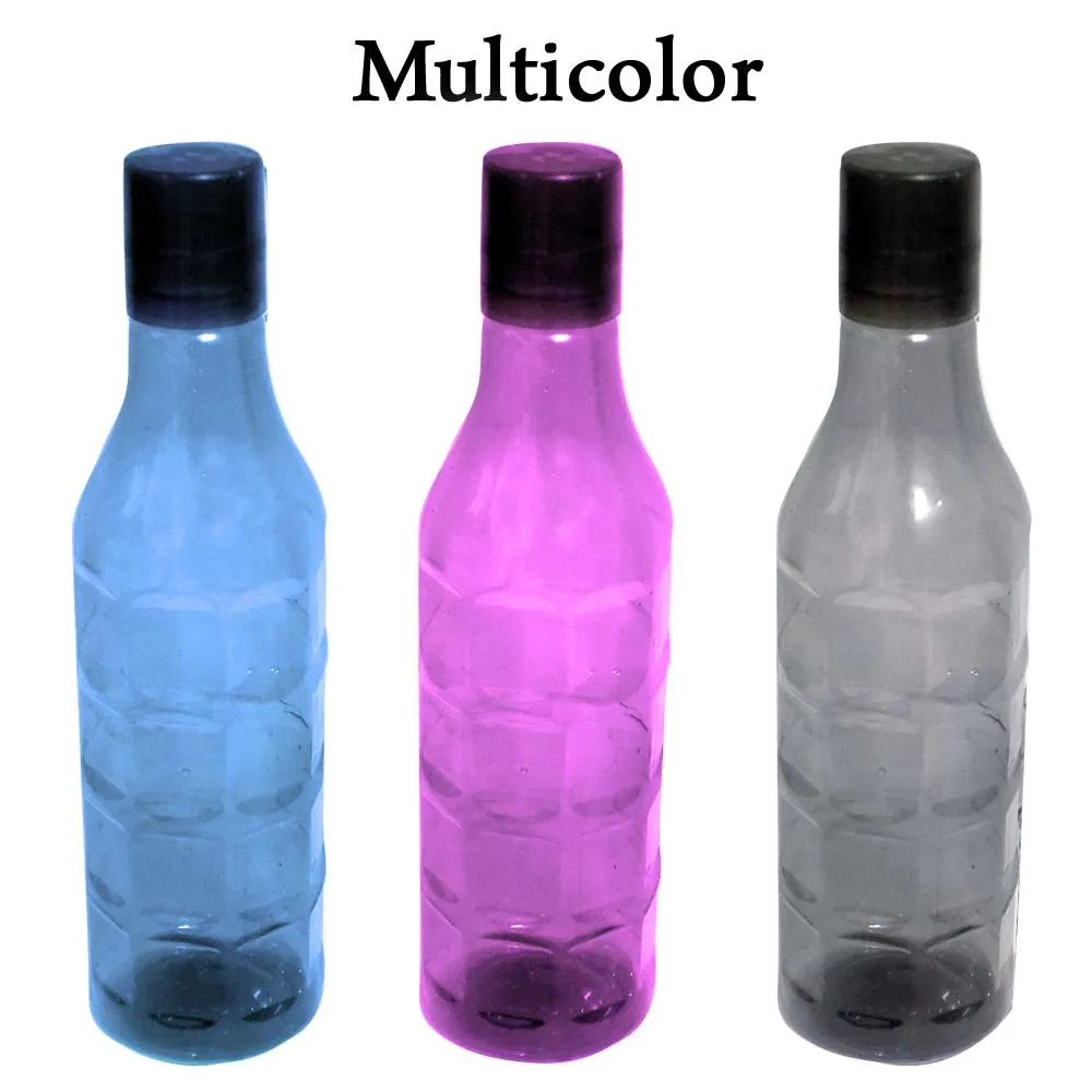 2312 Unbreakable & Leak-Proof Plastic Diamond Round Water Bottle (1100Ml)