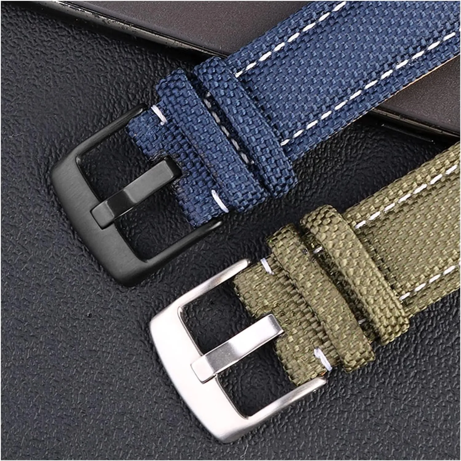 24 * 16mm Nylon Leather Watch Strap for Timex T2N720 T2N721 TW2T76500 6300 6400 Series Watch Bracelet for Men Women