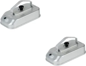 2pcs Aluminum Kettle for Camping Multi-function Water Pot Portable Stovetop Kettle