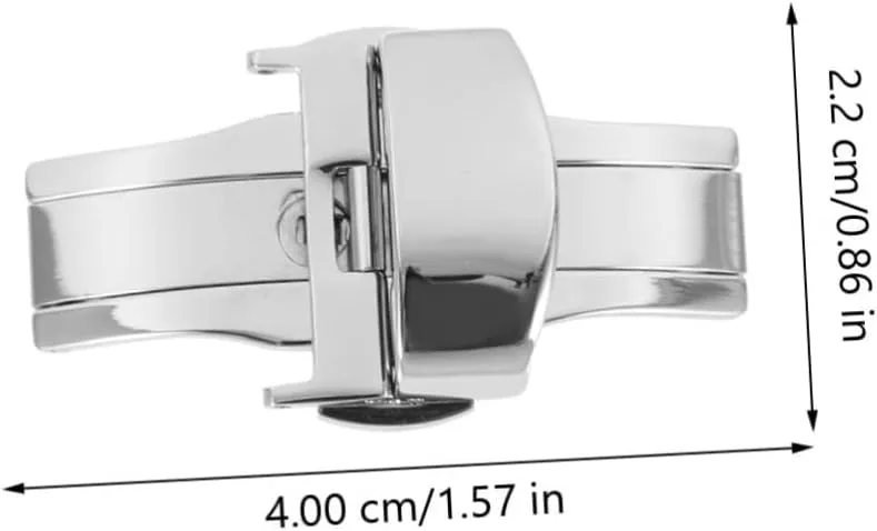 2pcs Watch Butterfly Clasp Watchband Parts Watch Clasp Replacement Watch Band Parts Watchband Clasp