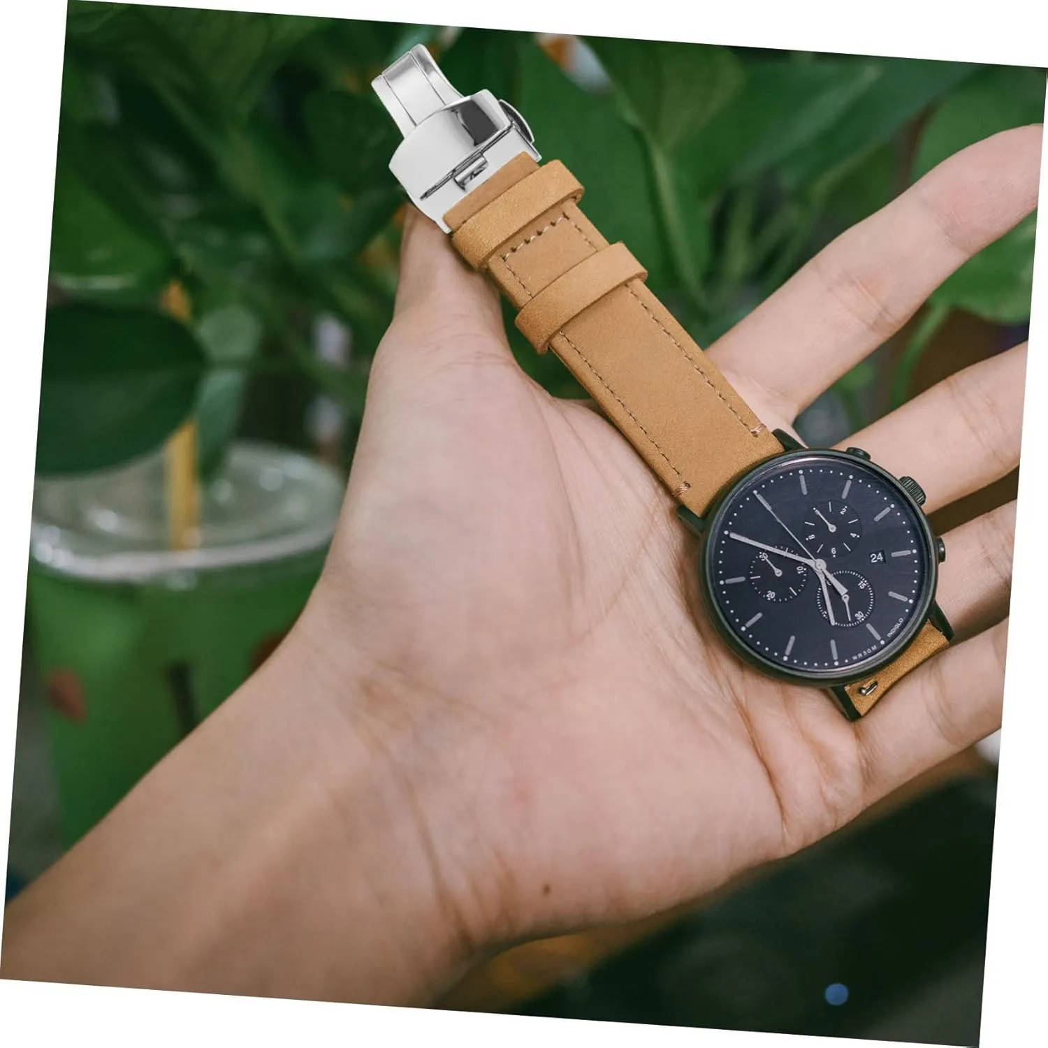 2pcs Watch Butterfly Clasp Watchband Parts Watch Clasp Replacement Watch Band Parts Watchband Clasp