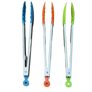 3-Pack: 14-Inch Stainless Steels Tongs
