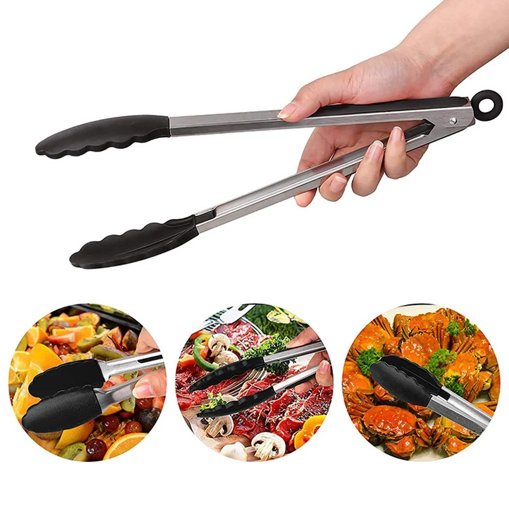 3-Pack: 14-Inch Stainless Steels Tongs