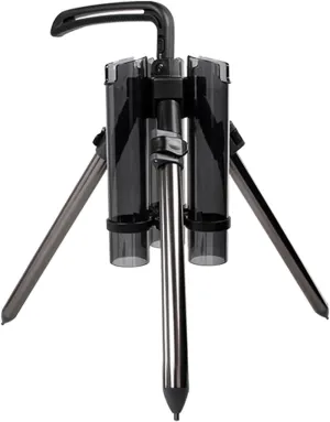 3-Tude Portable Fishing Rod Holder - Stand Holds Up to 3 Rods, Outdoor Fishing Gear Equipment Organizer