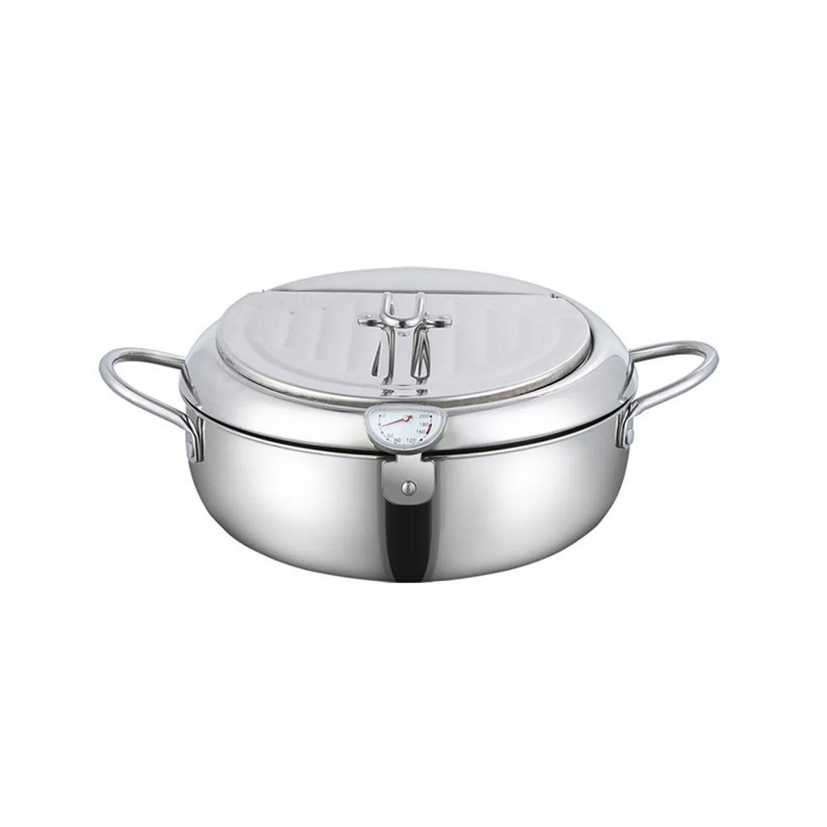 304 Stainless Steel Japanese Tempura Household Oil Saving Frying Fryer Nonstick