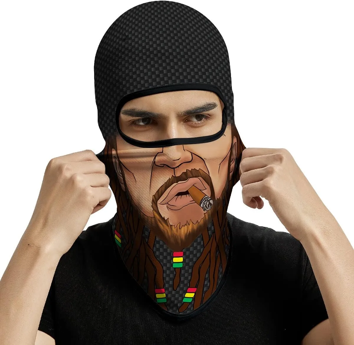 3PCS Balaclava Ski Mask Motorcycle Full Face Mask Outdoor Tactical Hood Headwear Mask Unisex for Cycling Halloween Windproof