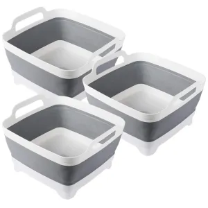 3x Collapsible Strainer Foldable Fruit Veggies Wash Colander Storage Basket V563-75193-3X