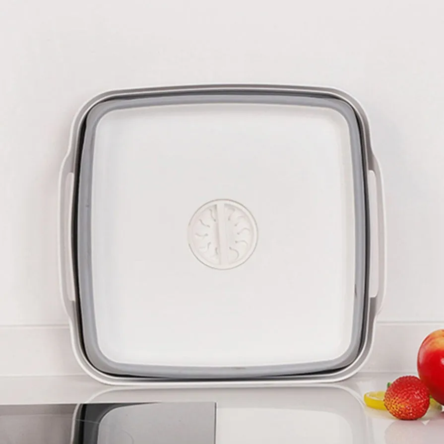 3x Collapsible Strainer Foldable Fruit Veggies Wash Colander Storage Basket V563-75193-3X