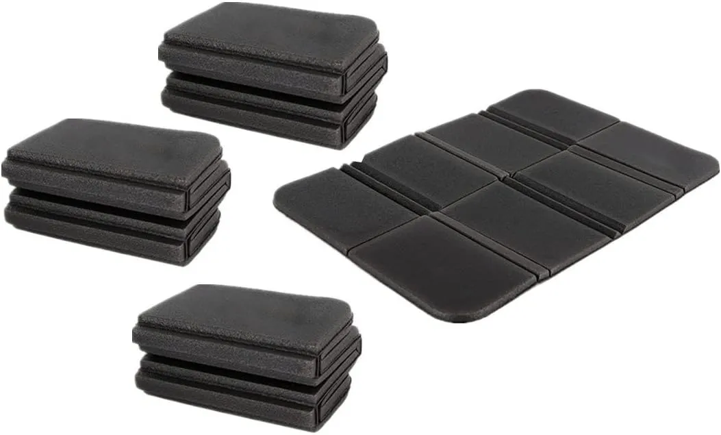 4 PCS Camping Cushion Seat for Outdoor,Foldable Ultralight Foam Sitting Pads, for Outdoor Picnic Trekking Backpacking