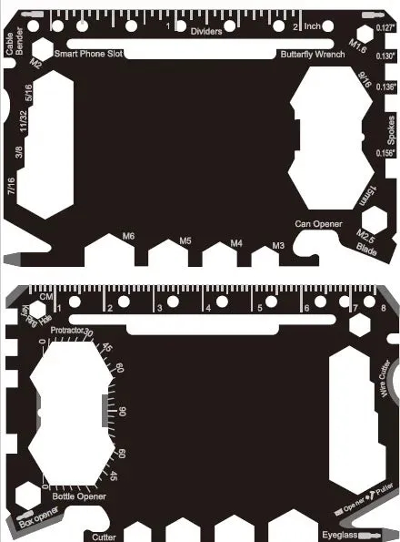 46 in 1 Tool Card Blank