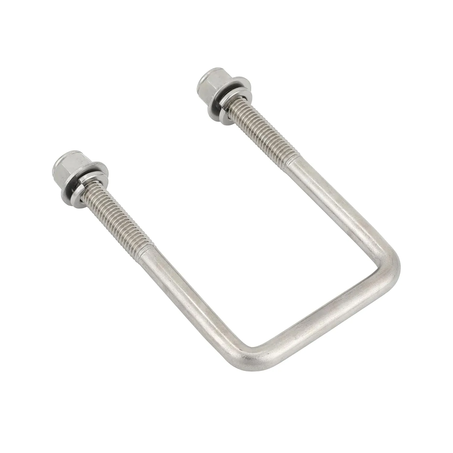 4Pack 1/2" x 3-1/16"x 4-5/16" Stainless Steel U-Bolts, Square U-Bolt Boat Trailer U-Bolts with Washers and Nuts for Sailboat Trailer Automobiles Industrial Part.