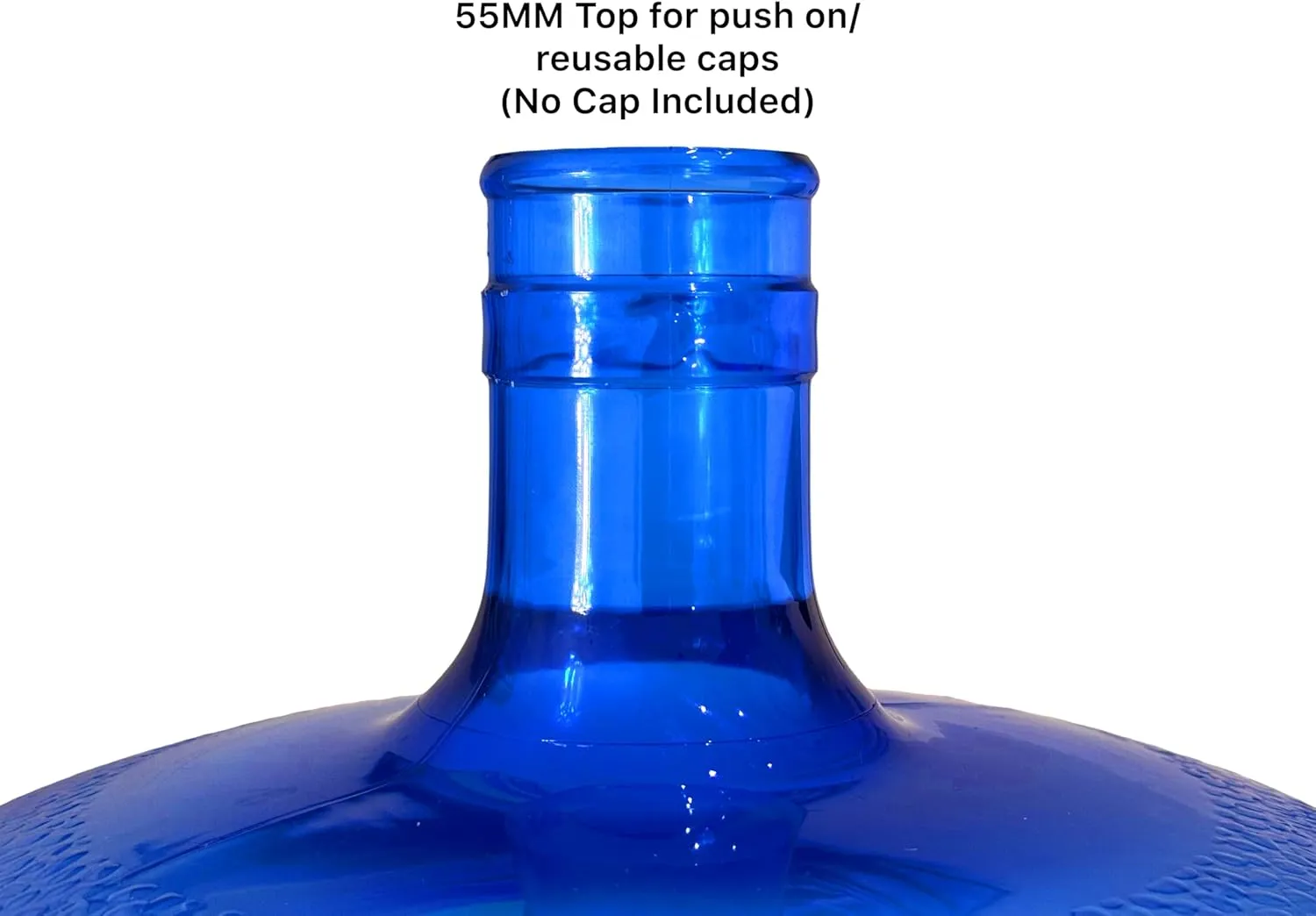 5 Gallon Reusable Water Bottle BPA Free Made in USA (Bottle Only/No Cap)
