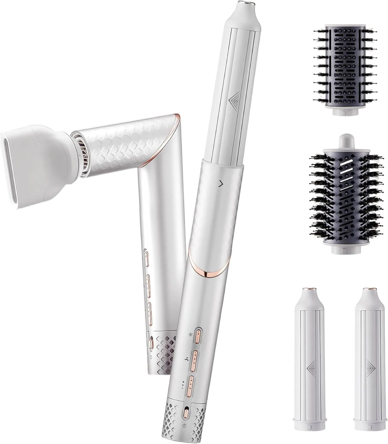 5-in-1 Flexible Styler Multi Air Curler Hair Styler - Advanced High-Speed Hair Dryer, Magic Styler with Tight Grip, Perfect for Travel, Fast Drying, No Heat Damage, Gift Set