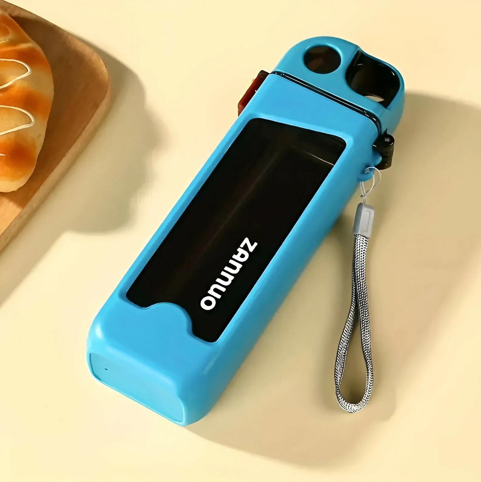 500ML Leakproof Sports Water Bottle – BPA-Free Square Plastic Portable Drink Bottle (Random Color)
