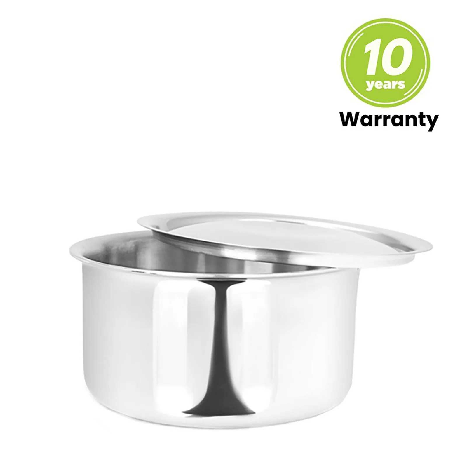 5.2L Allo CookSafe TriPly Tope | Stainless Steel | With Stainless Steel Lid | Induction Friendly |24cm