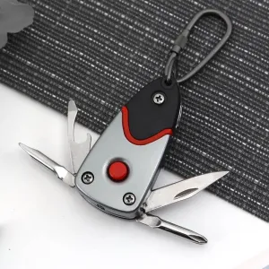 6-in-1 Stainless Steel Multi-Tool Keychain Gadget - Adventure Essential