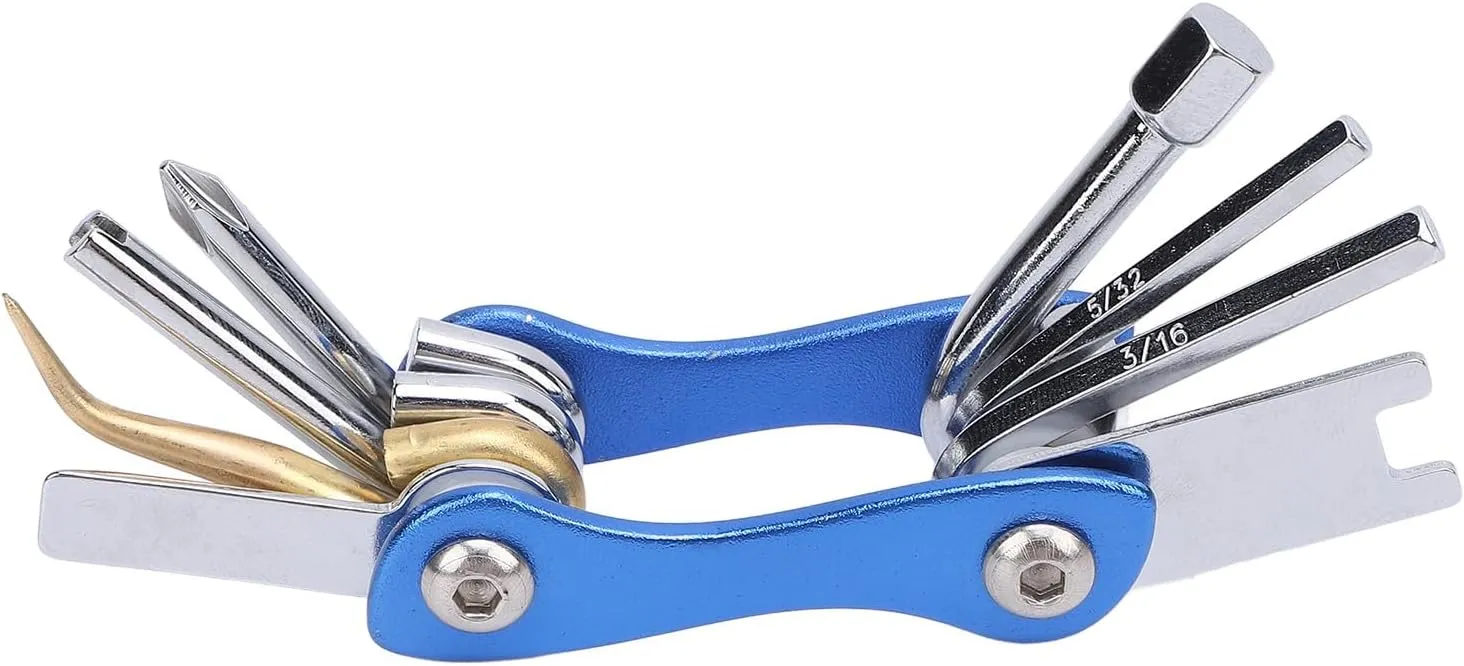 8 in 1 Diving Repair Multi Tool, 420 Stainless Steel Compact Multi Dive Tool Multi Tool, for BCD Cylinder Installation Maintenance