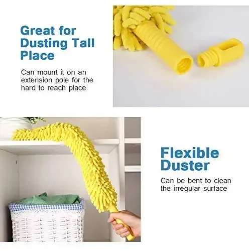 Adjustable for Stylish & Cleaning Microfiber Duster use Customer-approved Foldable Multipurpose