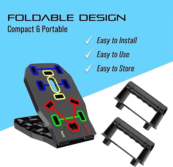 AERLANG Push Up Board 10 in 1 Push