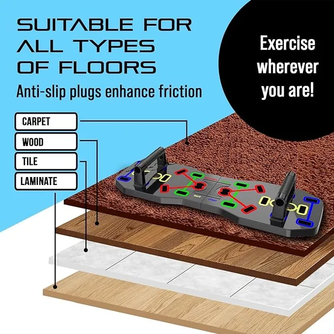 AERLANG Push Up Board 10 in 1 Push