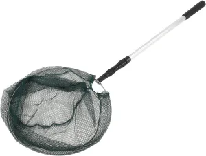 Aluminium Alloy Fish Landing Net with Telescoping Pole Handle, Portable Fishing Net for Catch & Release (2 1m)