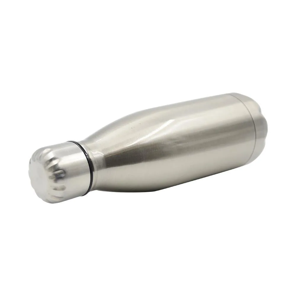 Aluminium Bowling Bottle 350ml Silver