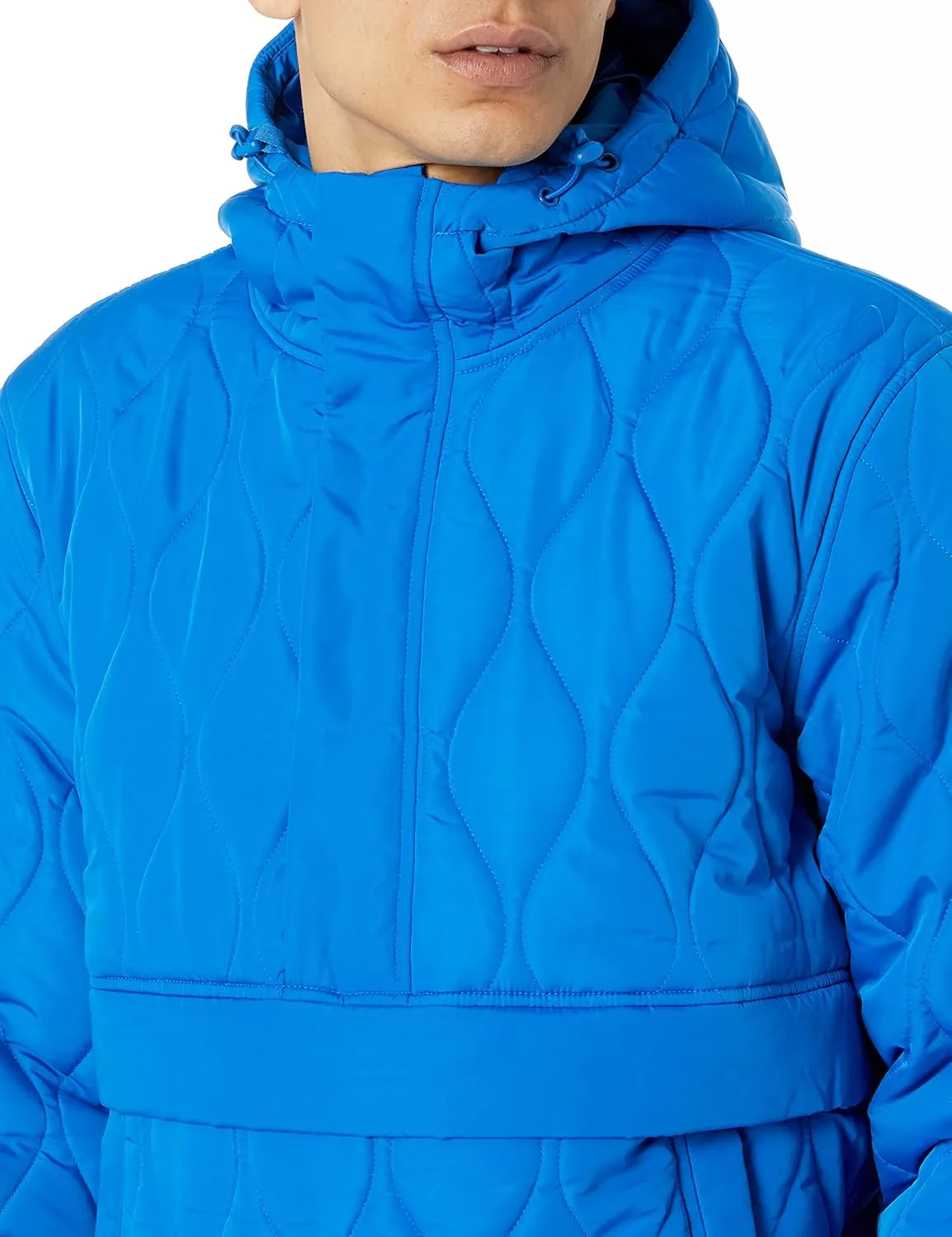 Amazon Essentials Men's Anorak Hooded Quarter-Zip Puffer Coat