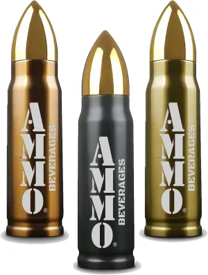AMMO Beverages Stainless Steel Bullet Bottle 17oz-500mL (Copper)