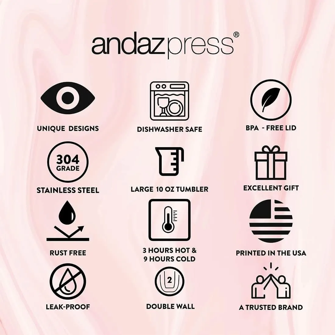 Andaz Press Personalized Kids Tumbler Ballerina Kids Stainless Steel Water Bottle With Leakproof Flip Lid- 10oz Bpa-Free Ballerina Water Bottle For Girls Boys Daughter, Birthday Party Favors Gifts