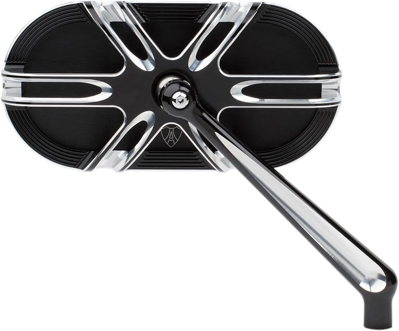 Arlen Ness Deep Cut Mirror Right Black 13-166