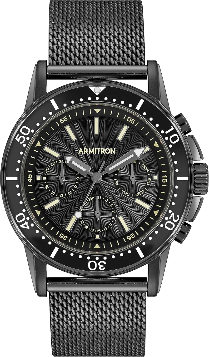 Armitron Men's Analog Chronograph Mesh Band Watch, 20/5532