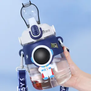 Astronaut kids bottle for water, juice, hot drinks